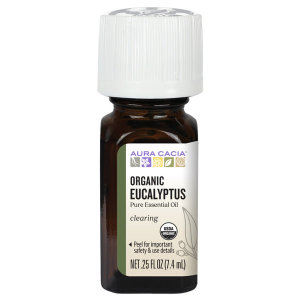 Organic Eucalyptus -Essential Oil 0.25 fl. oz.