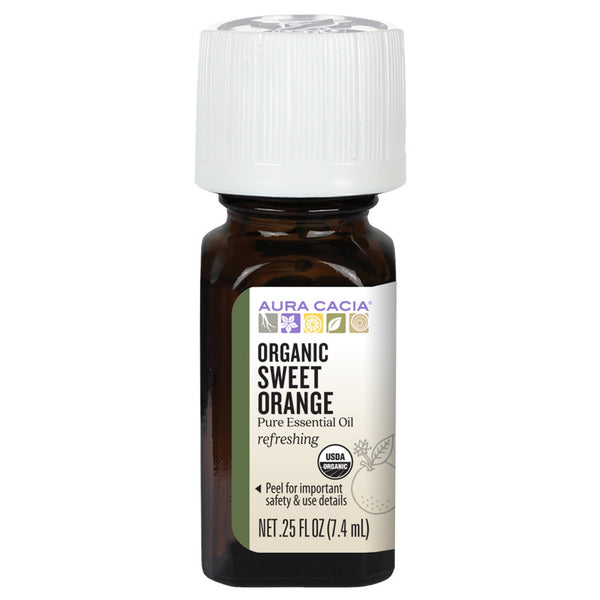 Organic Sweet Orange -Essential Oil 0.25 fl. oz.