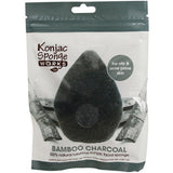 Konjac Sponge Works Bamboo Charcoal Facial Sponge